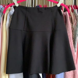 Fit and Flare Black Skirt
